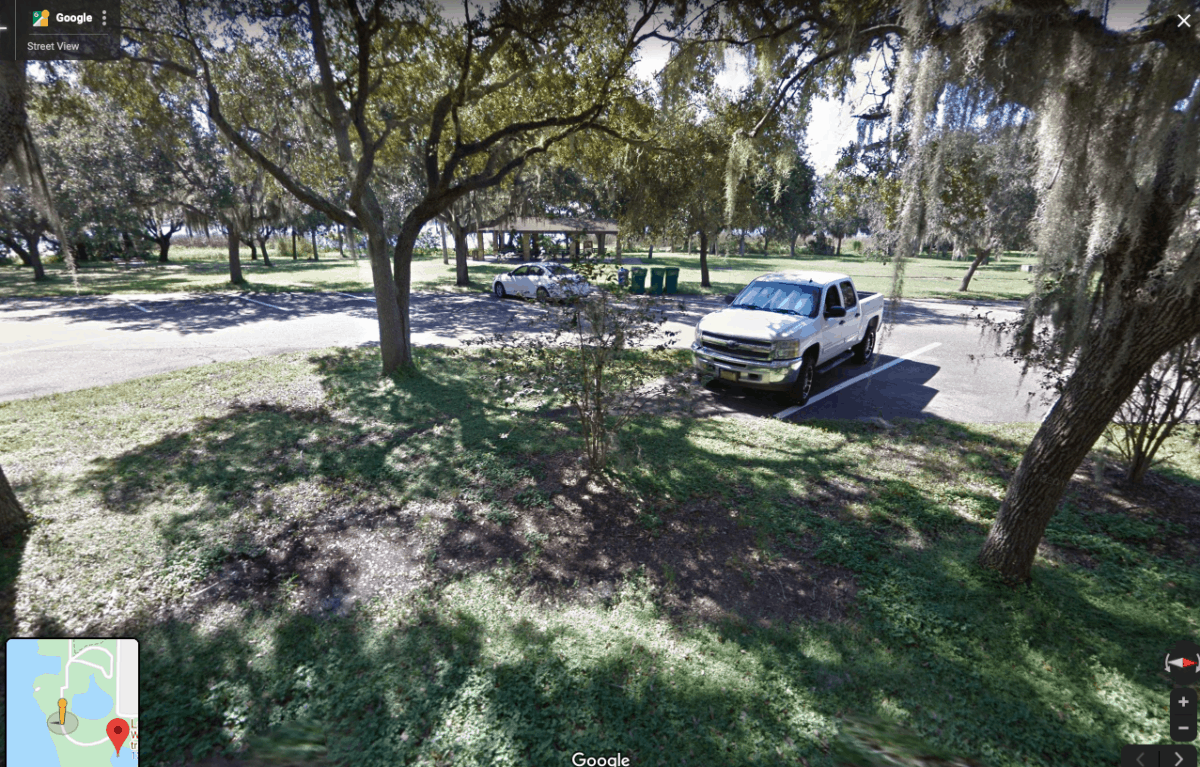 View of Shelter 6 at Lake Seminole Park